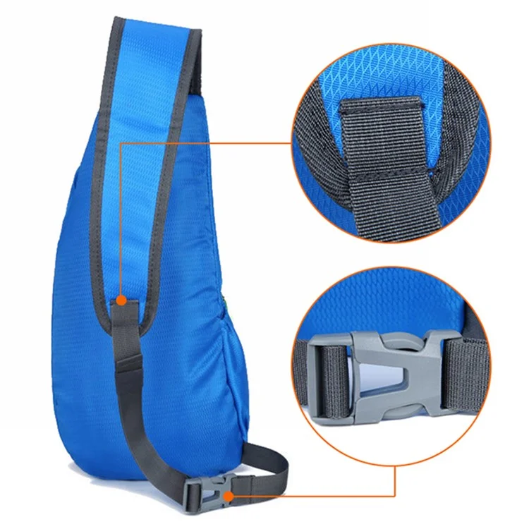 Soldado Blade 1104 Saco de Ombro de Ciclismo Bolsa Esportiva de Lazer ao ar Livre Bolsa de Corpo Transversal de Poliéster Leve - Azul