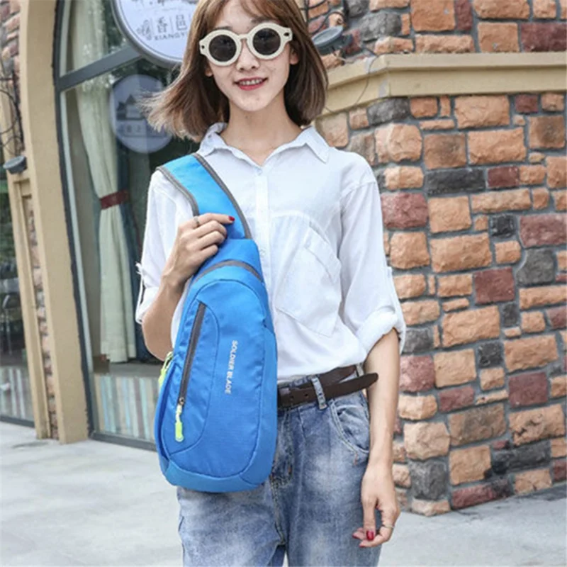 SOLDIER BLADE 1104 Cycling Shoulder Bag Outdoor Leisure Sports Bag Lightweight Polyester Cross Body Bag - Orange