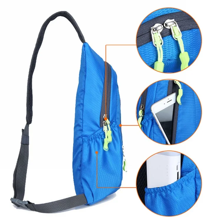 SOLDIER BLADE 1104 Cycling Shoulder Bag Outdoor Leisure Sports Bag Lightweight Polyester Cross Body Bag - Purple