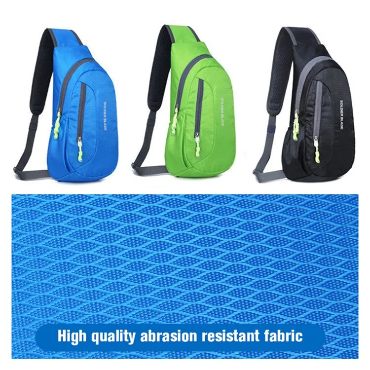 SOLDIER BLADE 1104 Cycling Shoulder Bag Outdoor Leisure Sports Bag Lightweight Polyester Cross Body Bag - Purple