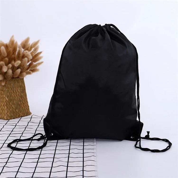 Bolsa Desportiva Portátil de Poliéster 210D com Cordão de Ajuste - Amarelo