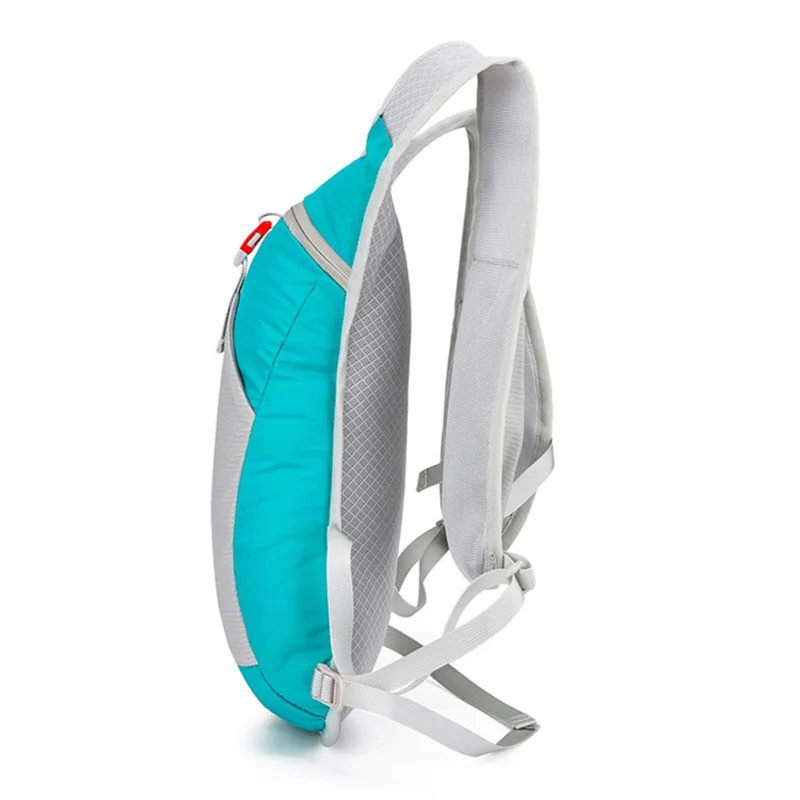 NEWTHEWAY Foldable Outdoor Sports Backpack Running Cycling Polyester Anti-splash Dual Shoulder Bag - Black