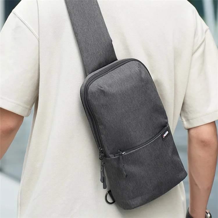 YESIDO WB33 Borsa a tracolla da uomo resistente all'acqua in poliestere per viaggio, sport, uso quotidiano
