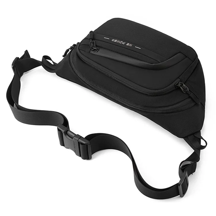 WEPOWER 2123 Men's Nylon Cloth Crossbody Sling Shoulder Bag Waist Pack Pouch for Travel, Hiking - Camouflage