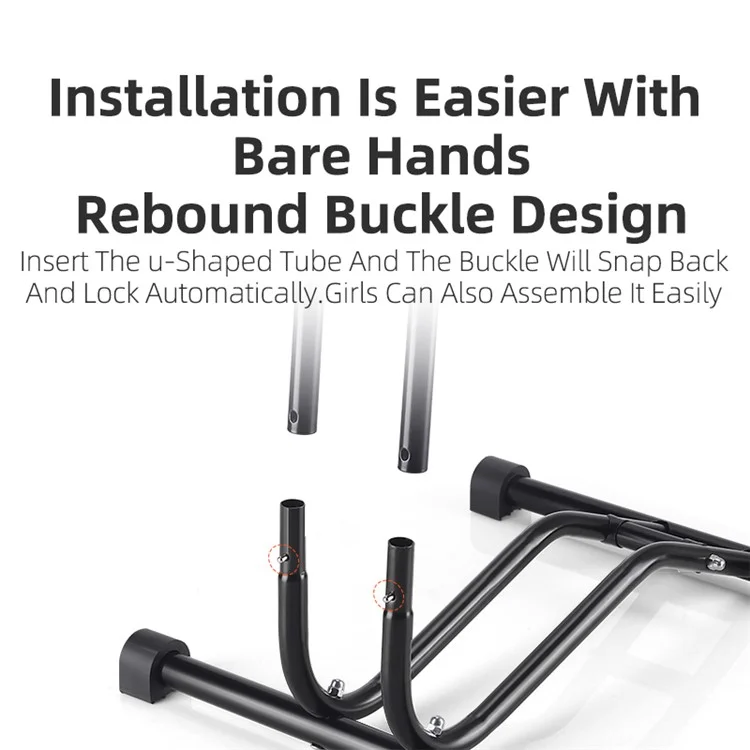 WEST BIKING YP0723017 2-In- 1 Bike Supported Hanger L-shaped Vertical Bicycles Parking Mount Holder Packing Rack