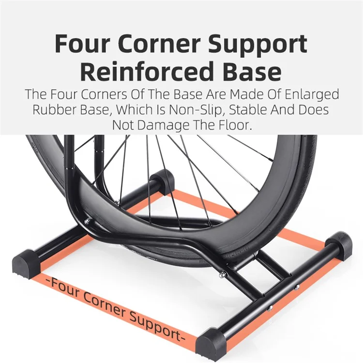 WEST BIKING YP0723017 2-In- 1 Bike Supported Hanger L-shaped Vertical Bicycles Parking Mount Holder Packing Rack