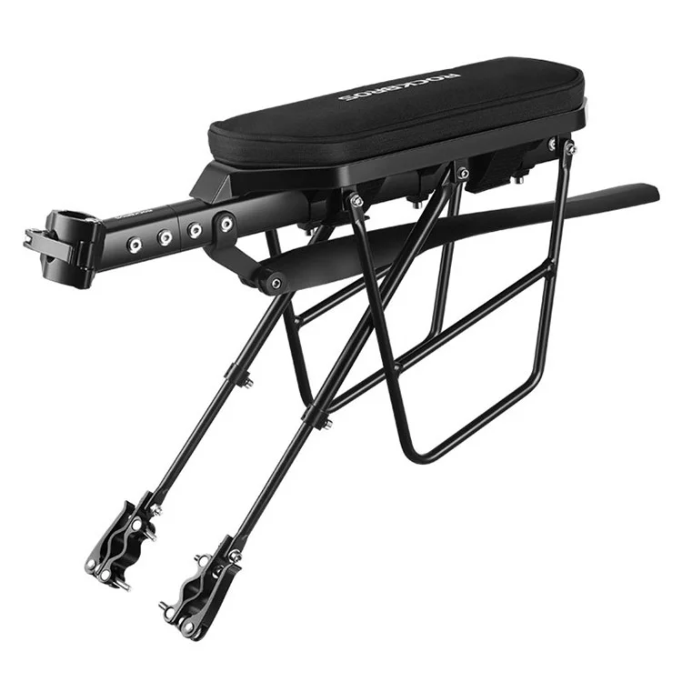 ROCKBROS Fahrrad-Gepäckträger Aluminiumlegierung Regal MTB Fahrrad-Sattelstützen-Tasche mit Schutzblech - Standard-Regal 