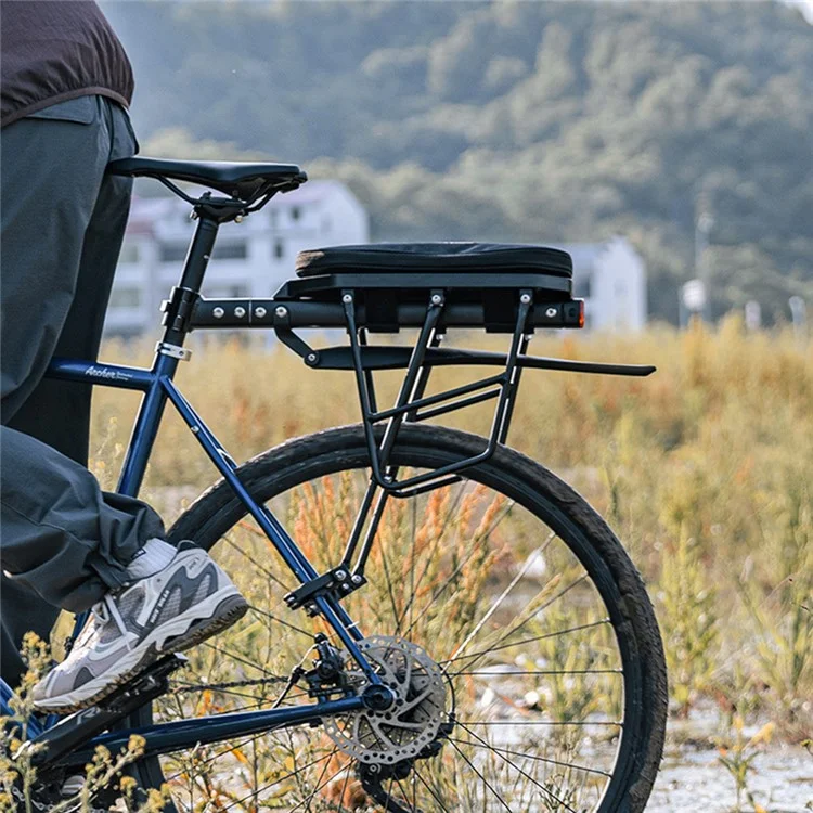 ROCKBROS Fahrrad-Gepäckträger Aluminiumlegierung Regal MTB Fahrrad-Sattelstützen-Tasche mit Schutzblech - Standard-Regal 
