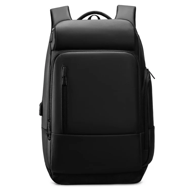 Sac à bandoulière de voyage pour homme EURCOOL 1755 avec port USB externe, version améliorée - Noir