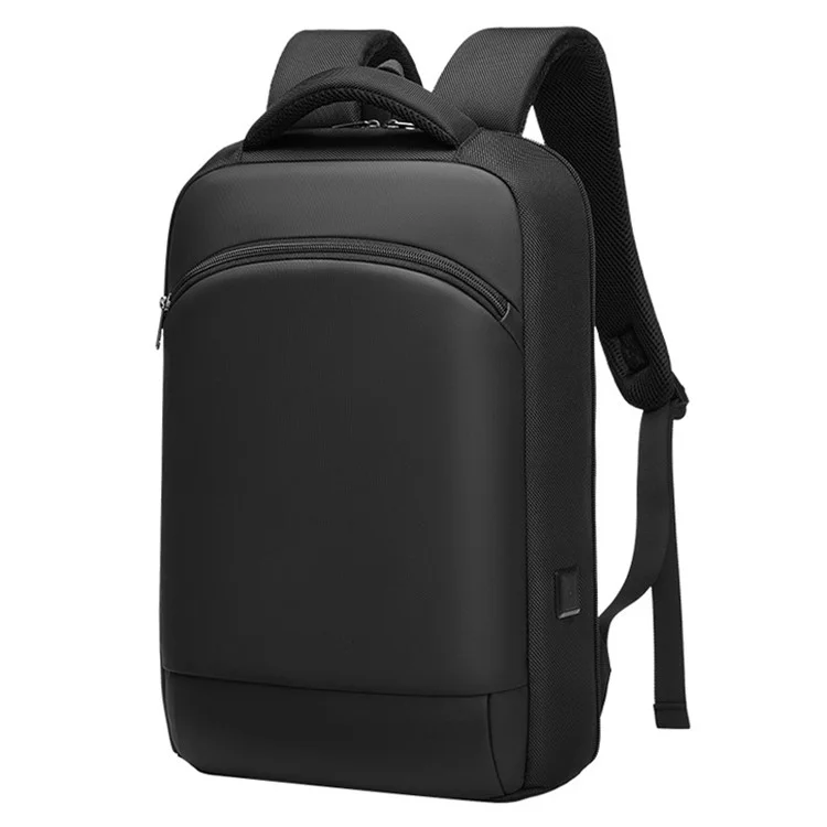 EURCOOL EC-6605 Mochila Ultrafina de 900D Fabric Men Dual Shoulder Laptop Bag com Porta USB