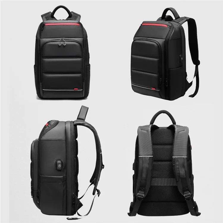 EURCOOL 0003 Mochila de Viagem de Negócios para Homens Anti-Splash em PVC com Armazenamento de Laptop e Bolsa de Ombro Dupla