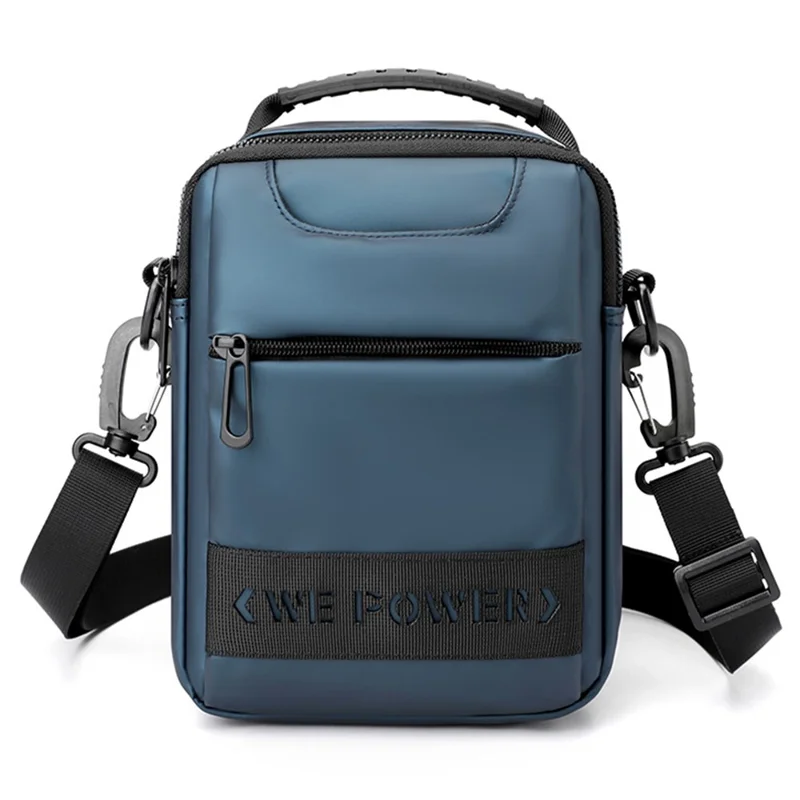 WEPOWER 1100-48 Waist Pack Men Messenger Bag Waterproof Crossbody Shoulder Bag - Dark Blue