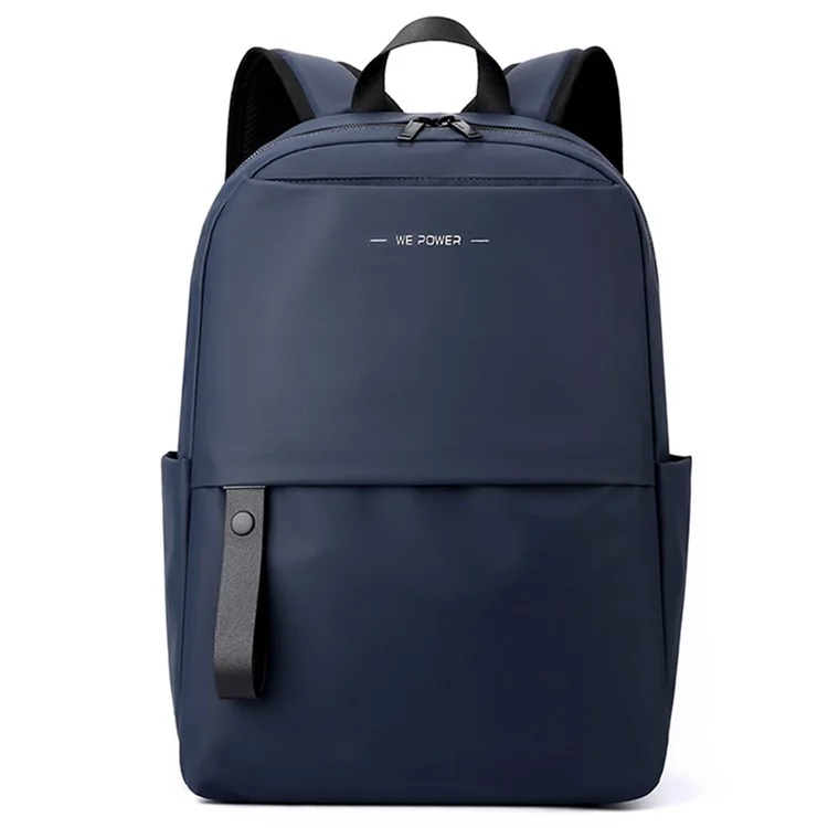 WEPOWER 1234 Outdoor Shoulder Bag Waterproof Nylon Backpack Travel Daypack for School Work - Dark Blue
