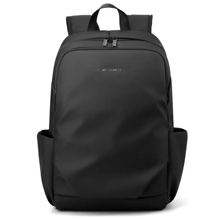 WEPOWER 1262 Men's Shoulders Bag Waterproof Nylon Cloth Travel Hiking Backpack Laptop Storage Bag - Black