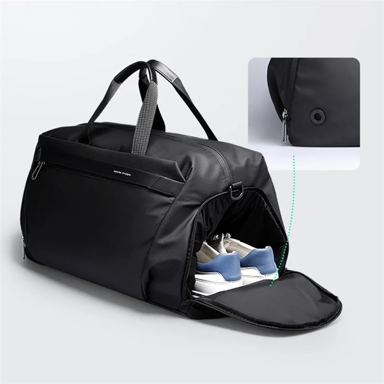 MARK RYDEN MR3006 Oxford Cloth Sports Duffle Handbag Schultertasche - Grau
