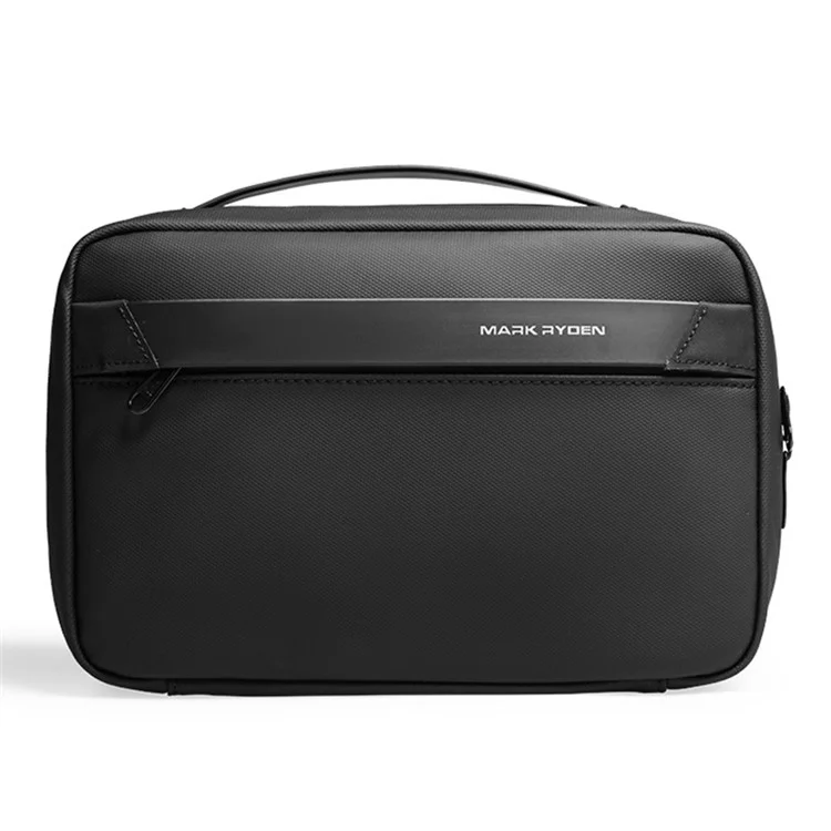 MARK RYDEN MR86 PU+Oxford Cloth Portable Travel Toiletry Carrying Bag - Schwarz