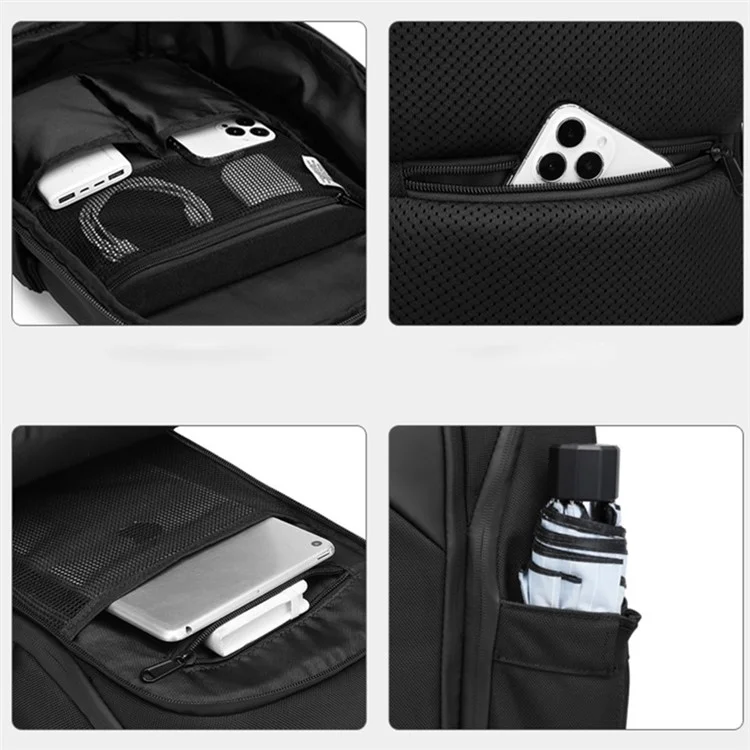 Bolsa transversal OZUKO 9731 Oxford Cloth Waterproof Chest - Camuflagem
