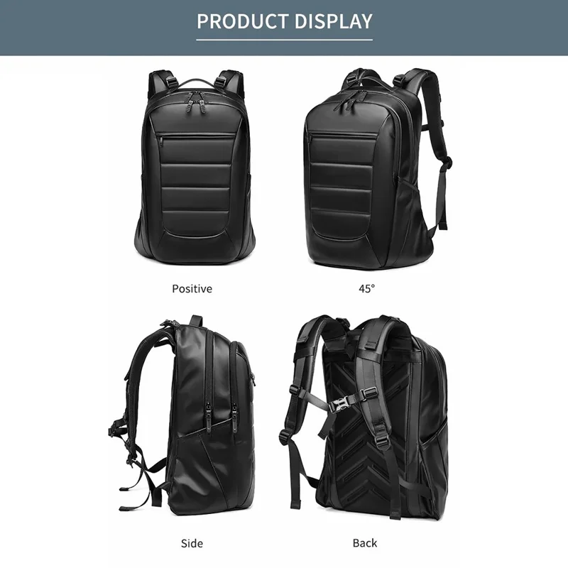 OUTWALK 2289 Waterproof Oxford Cloth Men Business Shoulder Bag Laptop Backpack