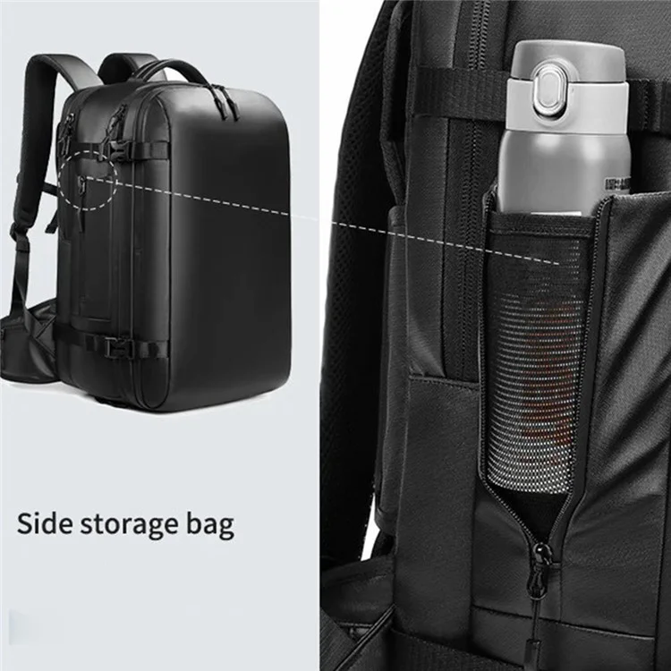 OUTWALK 8188 Business Travel Waterproof Laptop Backpack with Single Shoulder Strap