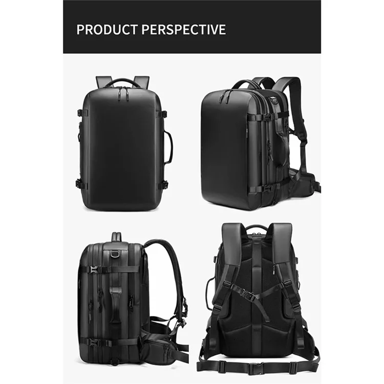 OUTWALK 8188 Business Travel Waterproof Laptop Backpack with Single Shoulder Strap