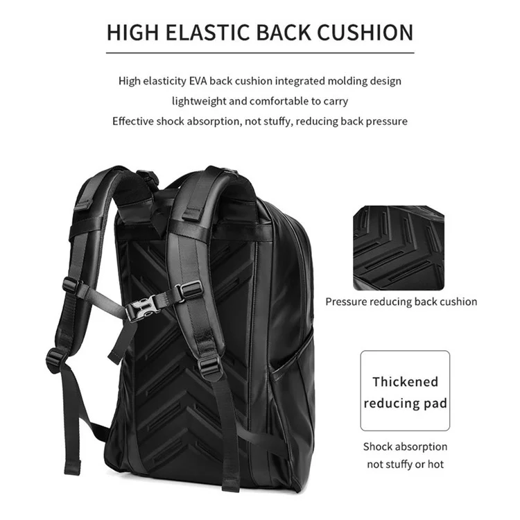 2289 Wasserdichter Oxford-Tuch-Reiserucksack Geschäfts-16-Zoll-Laptop-Tragetasche