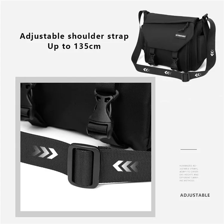 VICTORIATOURIST V5066 Bolsa Mensageiro Unissex Single Shoulder Oxford Cloth Casual Crossbody