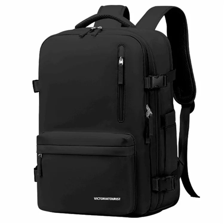 VICTORIATOURIST V7051 Туристический альпинистский рюкзак для ноутбука Полиэстер Дневной рюкзак - Черный