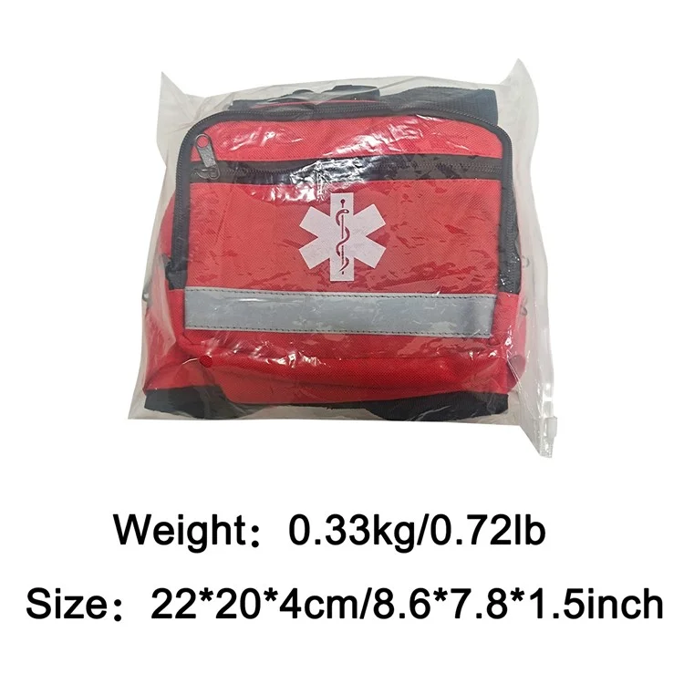 Medical First Aid Kit Bag Outdoor Emergency Rescue Waist Bag for Camping Survival Medical Kit Organizer