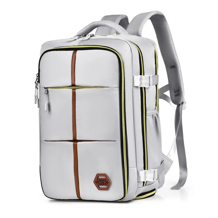 WEIXIER B705 Large Capacity Laptop Clothes Storage Backpack Travel Dual Shoulder Bag - Grey