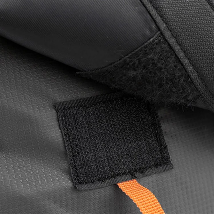 HAOSHUAI 202 Stylish Single Shoulder Messenger Bag Men Nylon Crossbody Bag, 24x9x36cm - Grey