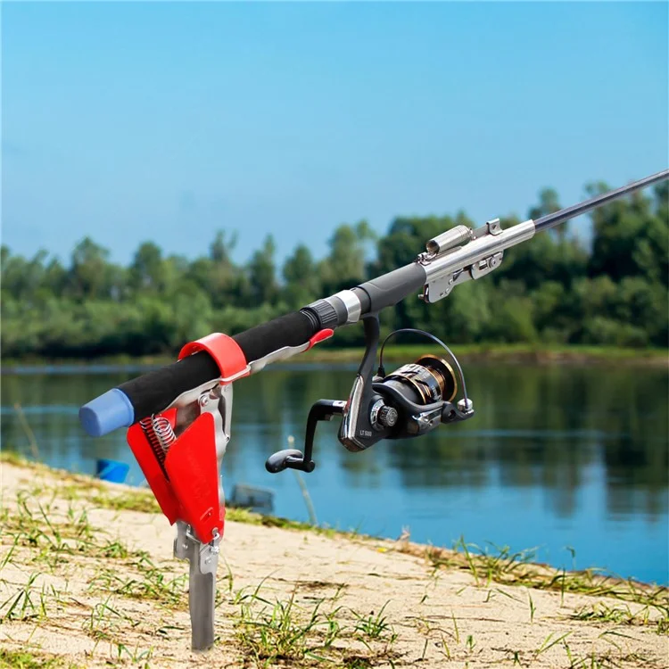 Portabietta per canne da pesca automatico regolabile in acciaio inossidabile pieghevole