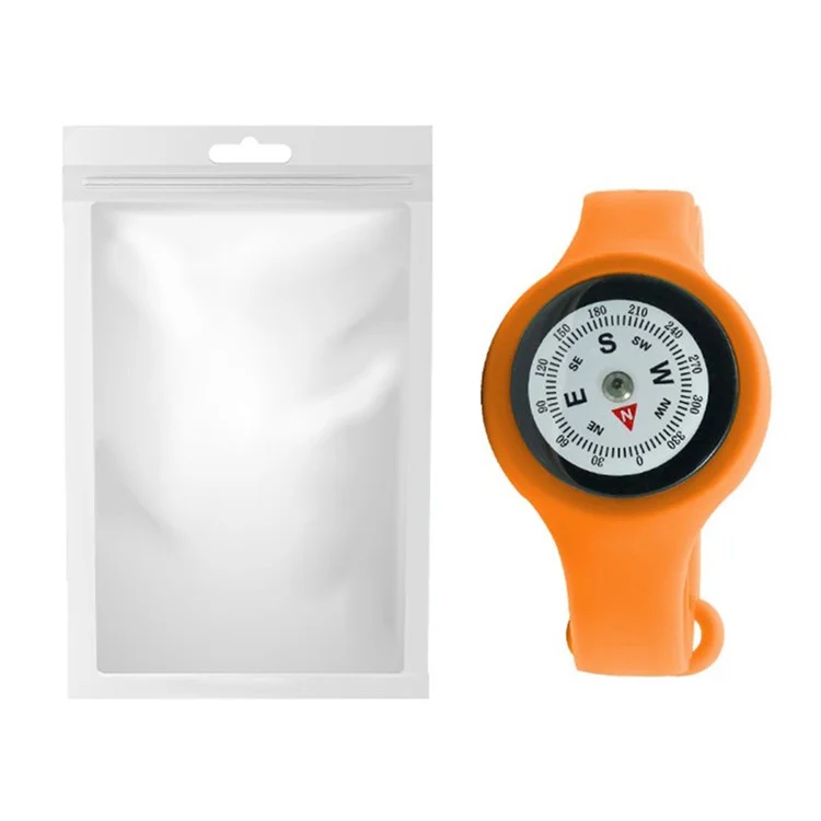 JINGU P302 Compass Watch Adjustable Strap Damping Fluid Wearable Compass Camping Tool - Green