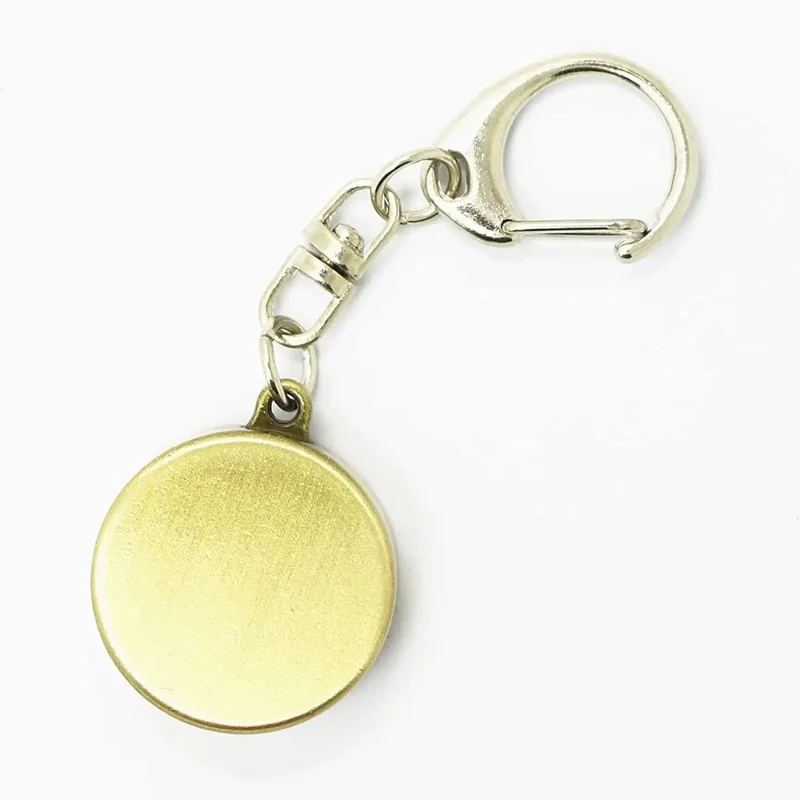 JINGU C25X Camping Compass Vintage Zinc Alloy Pocket Keychain for Outdoor Navigation Tool