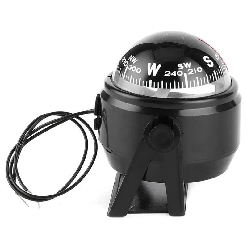 LC550 DC 12V Digital Compass Yacht Boat Navigation Compass Direction Compass with Built-In Light