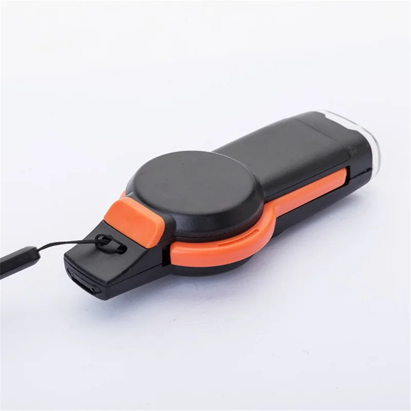 7-in-1 Multifunctional Whistle Outdoor Survival Whistle with Compass / LED Light / Magnifier - Grey