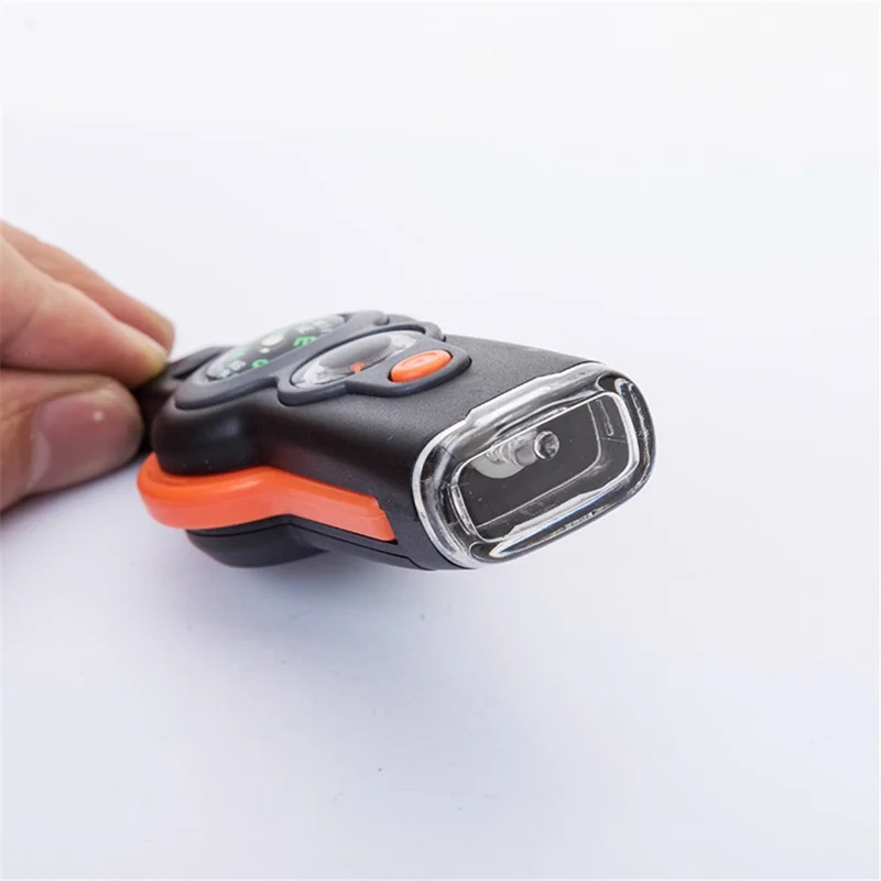 7-in-1 Multifunctional Whistle Outdoor Survival Whistle with Compass / LED Light / Magnifier - Grey