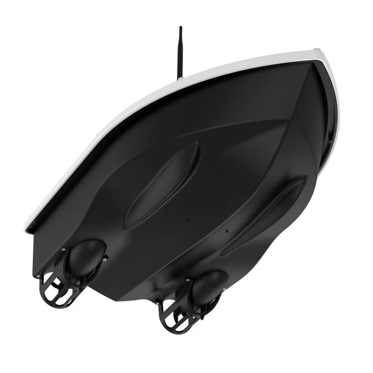D26 GPS Positioning Self Return Remote Control Automatic Fish Bait Boat with 2kg Load, White (CE Certified) - EU Plug