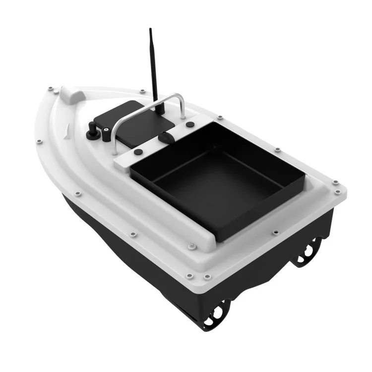 D26 GPS Positioning Self Return Remote Control Automatic Fish Bait Boat with 2kg Load, White (CE Certified) - EU Plug