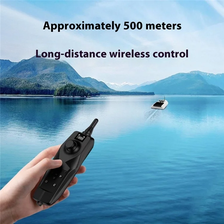 D26 GPS Positioning Self Return Remote Control Automatic Fish Bait Boat with 2kg Load, White (CE Certified) - EU Plug
