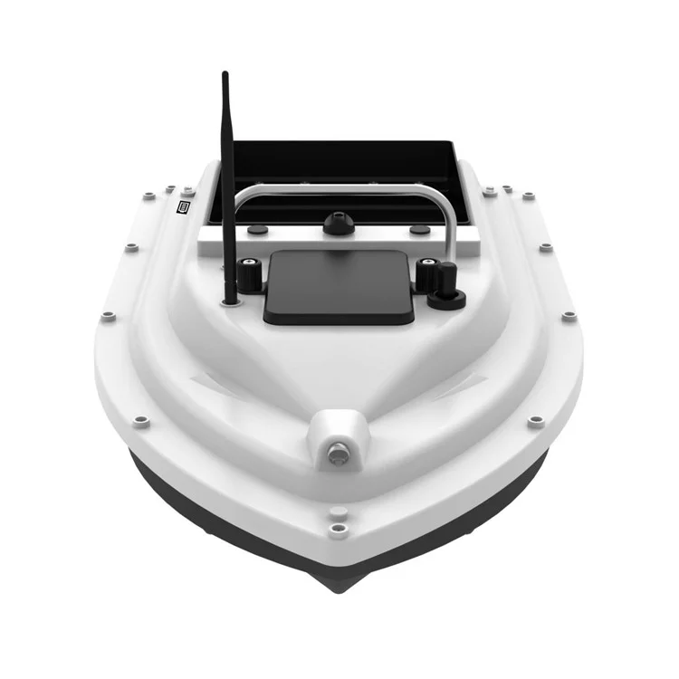 D26 GPS Positioning Self Return Remote Control Automatic Fish Bait Boat with 2kg Load, White (CE Certified) - EU Plug