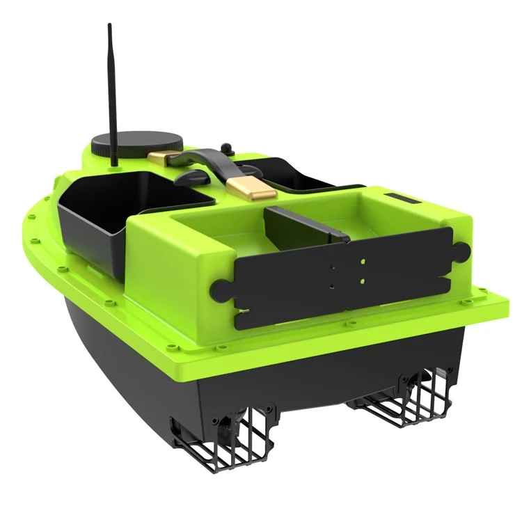 D19Y 4 Bait Slot GPS Positioning Fishing Bait Boat 600M Remote Control for River / Lake, with Light (CE Certified) - EU Plug