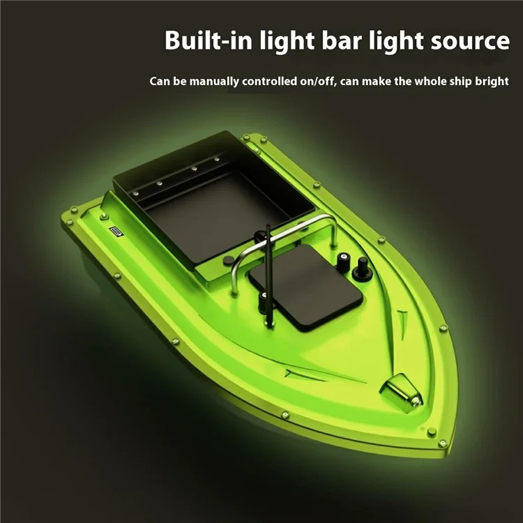 D26 GPS Positioning Self Return 2kg Load Remote Control Automatic Fish Bait Boat with Light (CE Certified) - EU Plug