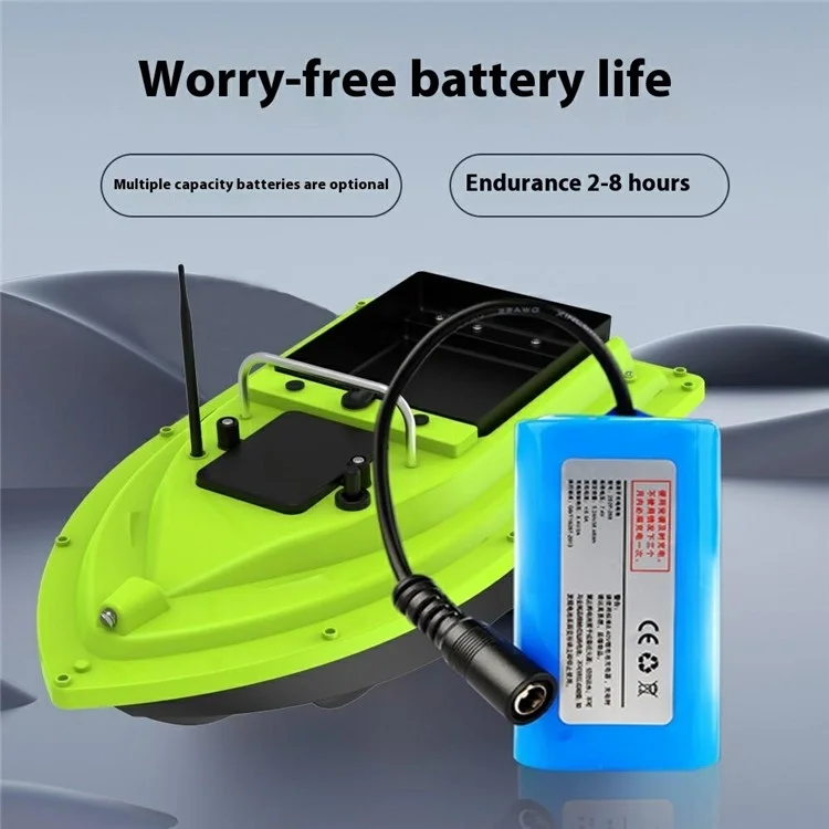 D26 GPS Positioning Self Return 2kg Load Remote Control Automatic Fish Bait Boat with Light (CE Certified) - EU Plug