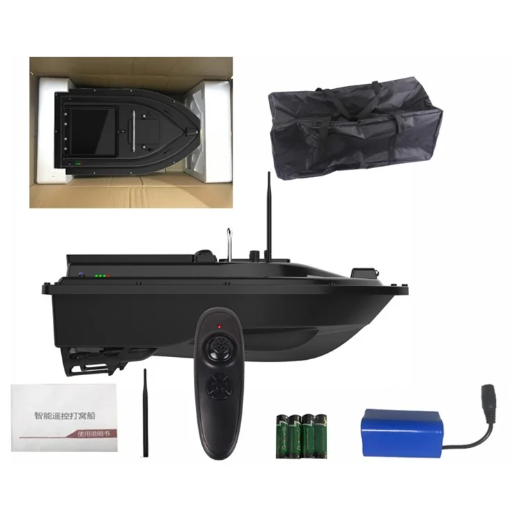 D16 Fishing Remote Control Bait Boat 500m RC Lure Feed Delivery Boat (CE Certified) - EU Plug