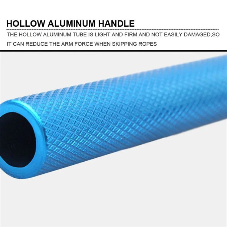 AOLIKES TS-3202 Adult Exercise Jump Rope Adjustable Length Steel Wire Weighted Skipping Rope - Silver