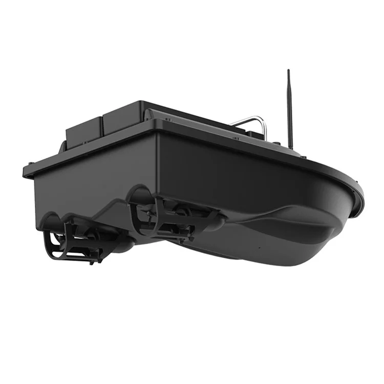 Bateau d'appâtage D16C de 2 kg avec double emplacement d'appât, gyroscope à 6 axes pour rivières / lacs / eaux côtières (Certifié CE) - Prise européenne