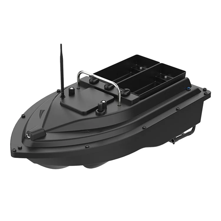 Bateau d'appâtage D16C de 2 kg avec double emplacement d'appât, gyroscope à 6 axes pour rivières / lacs / eaux côtières (Certifié CE) - Prise européenne