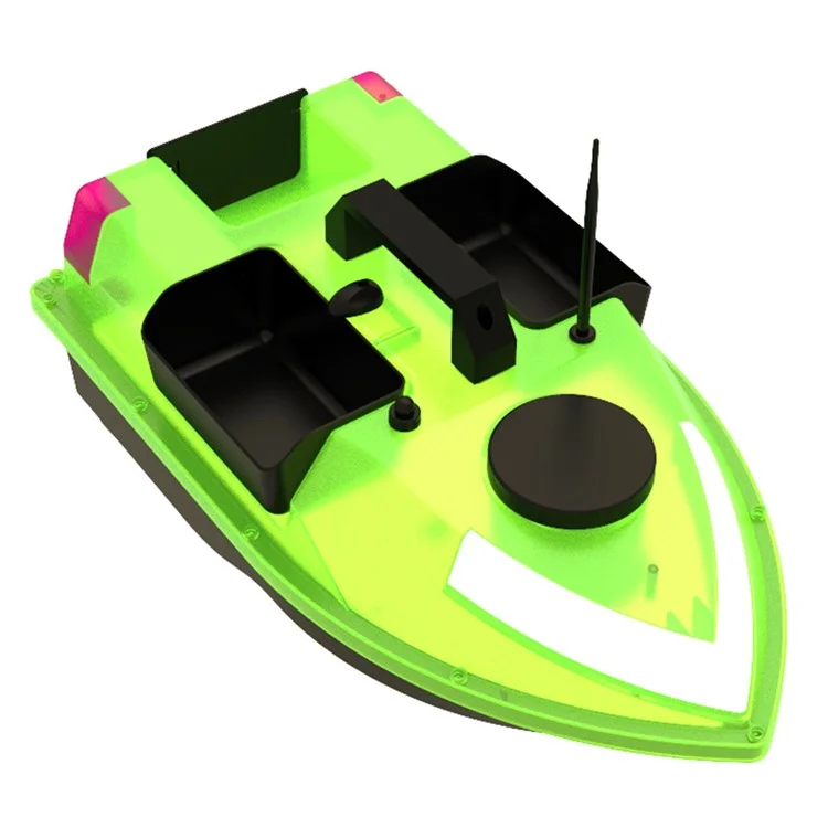 D20 3 Bait Slot GPS Positioning Automatic Return Fishing Bait Boat 600m Remote Control, with Light (CE Certified) - EU Plug