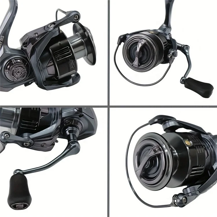 Carrete de Pesca Portátil A510 SW2500 5+1 Rodamientos, Ligero y de Largo Alcance