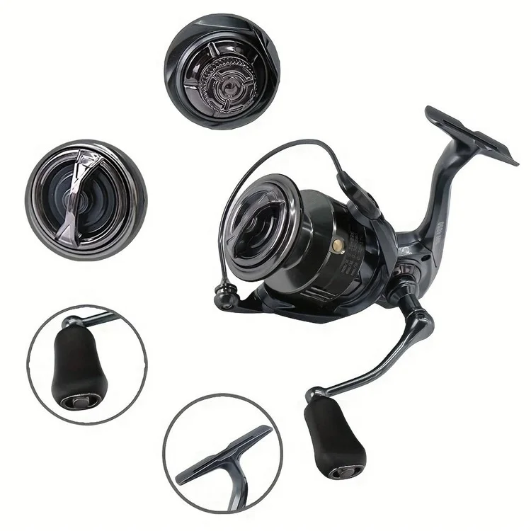 A510 SW3000 5+1BB 5:2:1 Molinete de Pesca Portátil Leve com Longo Alcance de Arremesso